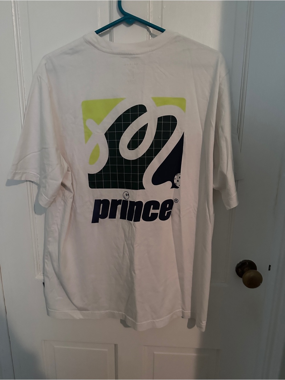 Prince White Graphic Logo T-Shirt for Men NWOT Large